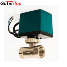 LB Guten top latão válvula de esfera de controle motorizado 2 way DN15 válvula de esfera de atuador elétrico